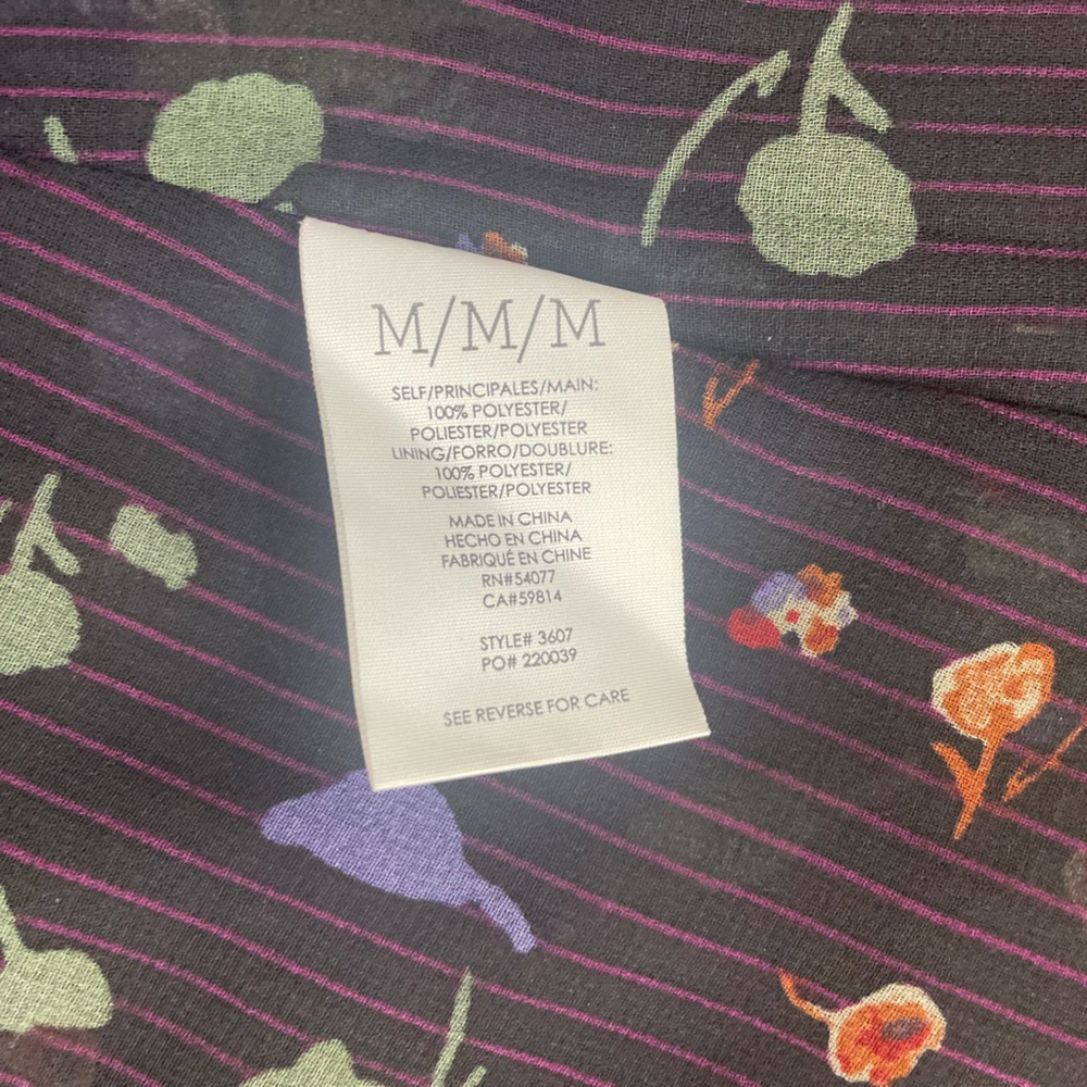 CAbi Pinstripe and Floral Camisole Top (N) - Picture 10 of 11